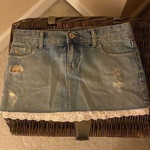 Abercrombie Jean skirt